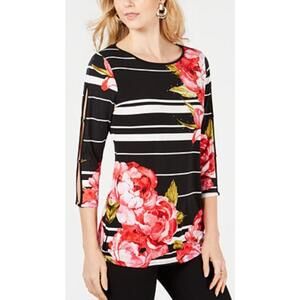 JM Collection Fit and Flare Knee length 3/4 Sleeve Sweater Dress size XXL